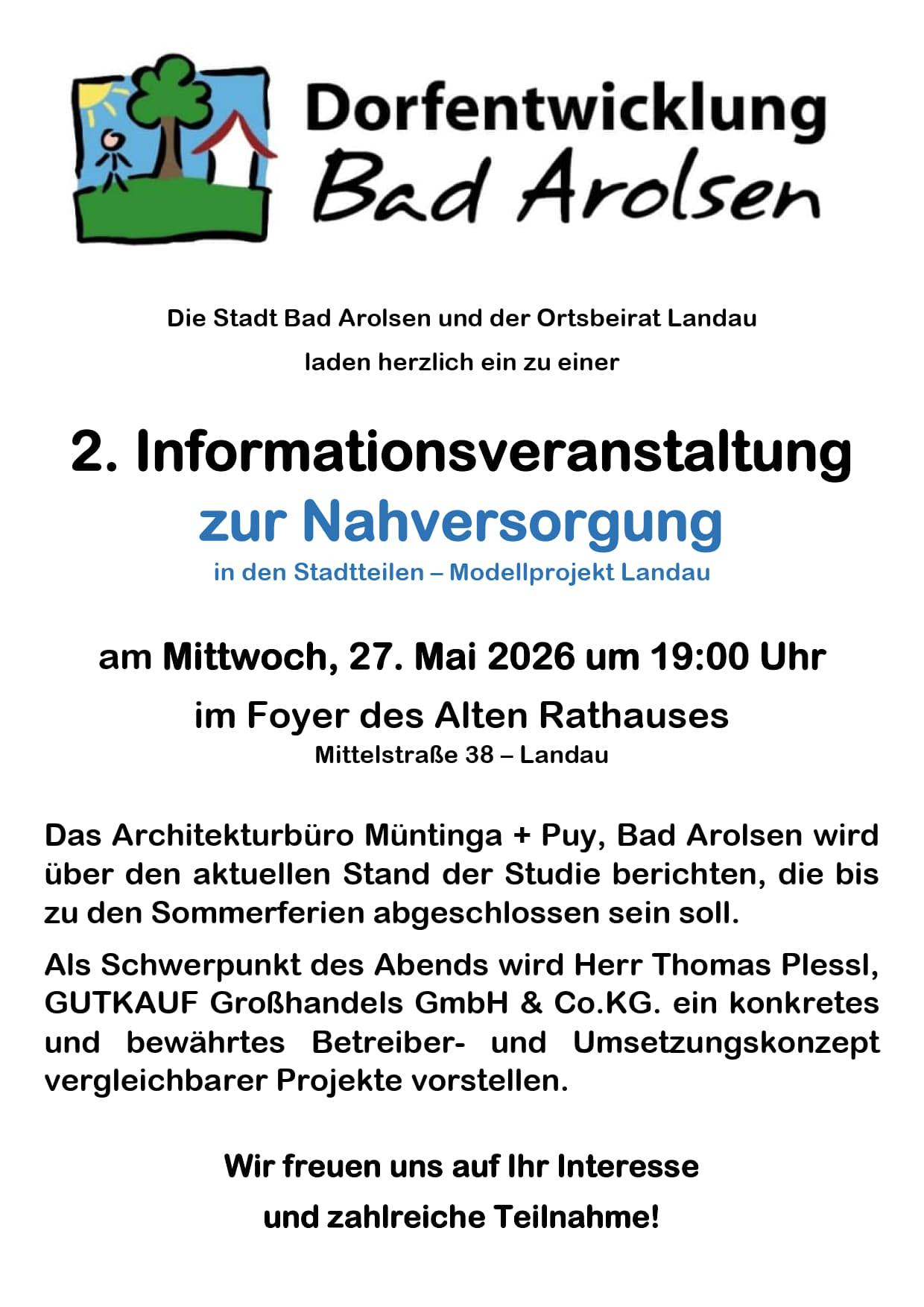 Einladung zur Infoveranstaltung